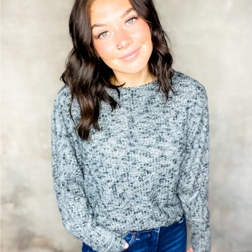 White Birch boutique dolman sweater